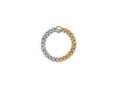 Fope Essentials Ring zweifarbig Weißgold / Gelbgold schmal Weite M – Ringe Ring aus 750 Gelbgold/Weißgold. – Ansicht 2