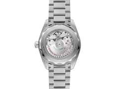 Omega Seamaster Railmaster Automatik Edelstahl 38mm braunes Zifferblatt Metallband – Herrenuhren Uhr ohne Datum aus Edelstahl. Das Gehäuse ist rund und silber. Das Edelstahlarmband ist silber. Das Zifferblatt ist arabisch Index und braun. – Ansicht 3