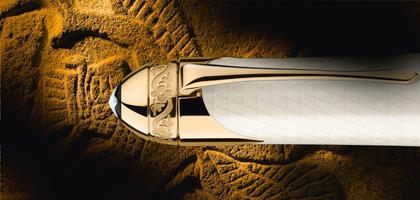 Montblanc 2009 Patron of Art: Limitierte Edition Patron of Art Max von Oppenheim Füllfederhallter Limited Edition 888 – Schreibgeräte Füllfederhalter aus 925 Silber. – Ansicht 2