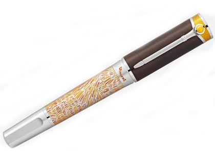 Montblanc 2023 Masters of Art Homage to Vincent Van Gogh Füllfederhalter 4810 Limited Edition – Schreibgeräte Füllfederhalter in orange und aus 750 Gelbgold und rhodiniert. – Ansicht 2