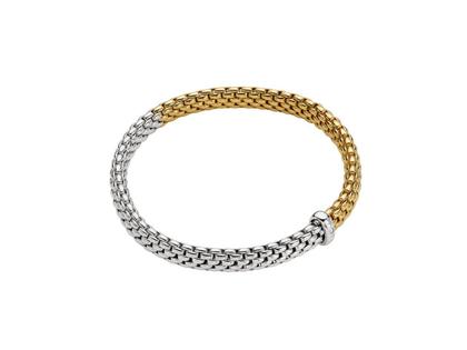 Armschmuck Armband aus 750 Gelbgold, 750 Weißgold und und .