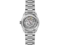 TAG Heuer Carrera Date Twin-Time Automatik Edelstahl 41mm petrolfarbenes Zifferblatt Metallband – Herrenuhren Uhr mit Datum aus Edelstahl. Das Gehäuse ist rund und silber. Das Edelstahlarmband ist silber. Das Zifferblatt ist ein Index in blau. – Ansicht 2