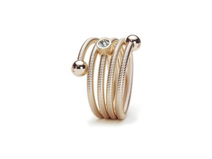 Niessing Colette C Embrace Ring mit Fassung 4-fach Rosewood – Ringe Ring mit Besatz aus 750 Weißgold.