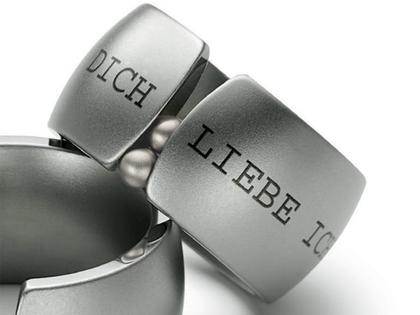 Niessing Courier Ring Edelstahl – Ringe Ring aus Edelstahl.