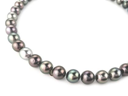 Gellner Schätze des Meeres Perlenchoker mit Maruteaperlen ohne Verschluss – Halsschmuck Perlenchoker – Ansicht 2