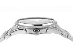 Juwelier Roller Parmigiani Fleurier Tonda GT Big Date Automatik 42mm Metallband und Kautschukband PFC910-0000210-B00182 Full Set Occasion – Herrenuhren Uhr mit Datum aus Edelstahl. Das Gehäuse ist rund und silber. Das Edelstahlarmband ist silber. Das Zifferblatt ist ein Index in schwarz. – Ansicht 3
