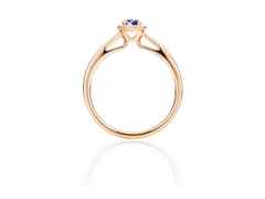 Capolavoro Amore Mio Ring Roségold mit Saphir violett – Ringe Ring mit Besatz aus 750 Rotgold. – Ansicht 2