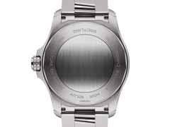 Breitling Avenger Automatik 42 Edelstahl blaues Zifferblatt Metallband – Herrenuhren Uhr mit Datum aus Edelstahl. Das Gehäuse ist rund und silber. Das Edelstahlarmband ist silber. Das Zifferblatt ist ein Index in blau. – Ansicht 4