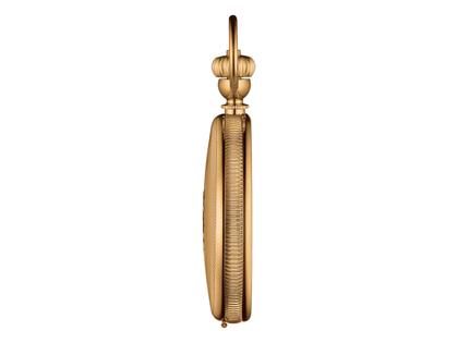 Tissot T-Pocket Taschenuhr Savonette Handaufzug Edelstahl gelbgold 