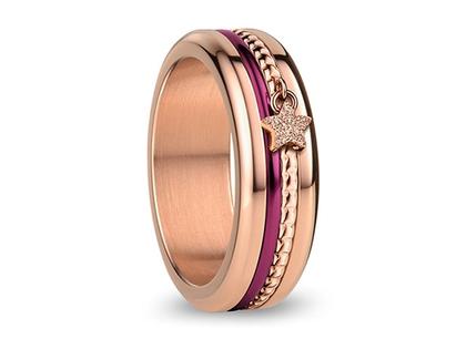 Bering Arctic Symphony Kombiring Anniversary Edelstahl IP Rosé – Ringe Ring aus Edelstahl, IP beschichtet und und .