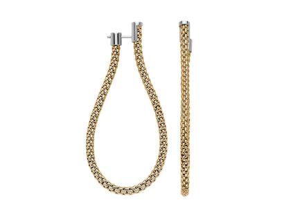 Fope Essentials Ohrhänger Gelbgold groß – Ohrschmuck Ohrhänger aus 750 Gelbgold, 750 Weißgold und und .