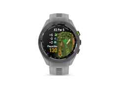 Garmin Approach S70 Smartwatch Kunststoff 42mm digitale Anzeige graues Silikonband – Herrenuhren Uhr Multifunktion aus Keramik und Kunststoff. Das Gehäuse ist rund und grau. Das Kautschuk / Kunststoff / Silikon Armband ist grau. Das Zifferblatt ist digital und schwarz.