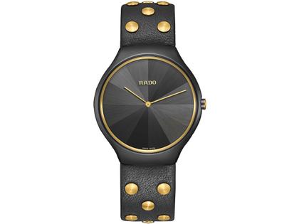 Rado True Thinline Bethan Gray Quarz Keramik schwarz Lederband Limited Edition kaufen