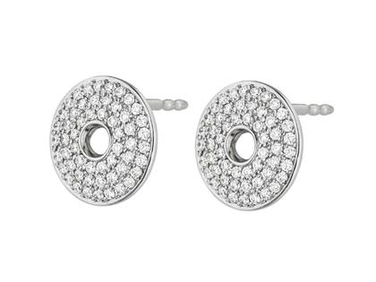 Henrich & Denzel Vela Ohrstecker Platin mit Brillanten – Ohrschmuck Ohrstecker aus 950 Platin.