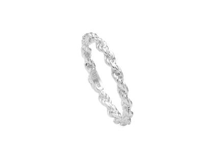 Brigitte Adolph Jewellery Design Golden Thread Ring Silber gedreht – Ringe Ring in silber und aus 925 Silber.