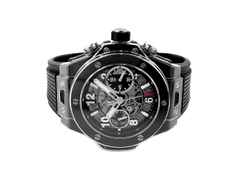 Juwelier Roller Hublot Big Bang Unico Black Magic Automatik Keramik 42mm schwarz Kautschukband 441.CI.1170.RX Full Set Occasion – Herrenuhren Uhr mit Datum aus Keramik und Titan. Das Gehäuse ist rund und schwarz. Das Kautschuk / Kunststoff / Silikon Armband ist schwarz. Das Zifferblatt ist arabisch Index und transparent.