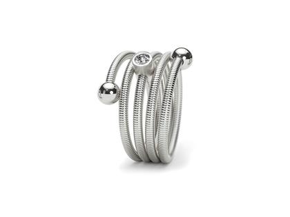 Niessing Colette C Embrace Ring mit Fassung 4-fach Platinum – Ringe Ring mit Besatz aus 950 Platin.