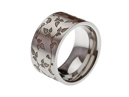 Apero Edelstahlring mit Gravur 12 mm – Ringe Ring .