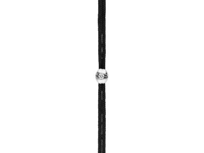 Schaffrath Colortaire Armband Weißgold mit Brillant 0,015 Midnight – Armschmuck Armband in schwarz und aus 750 Weißgold.