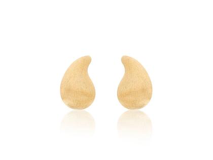 Nanis Cachemire Ohrstecker Gelbgold Tropfenelement – Ohrschmuck Ohrstecker aus 750 Gelbgold.