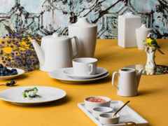 Meissen Cappuccinotassen Set "Cosmopolitan" – Porzellanwaren Tafelporzellan in weiß und aus Porzellan. – Ansicht 3