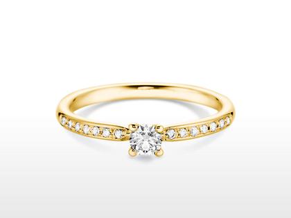 N1 Diamonds Ring Gelbgold mit Brillanten 0,370ct – Ringe Ring mit Besatz aus 585 Gelbgold.