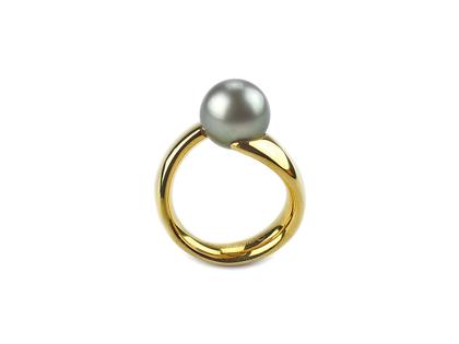 Schoeffel The Classic Collection Ring Tahitiperle – Ringe Ring aus 750 Rotgold.
