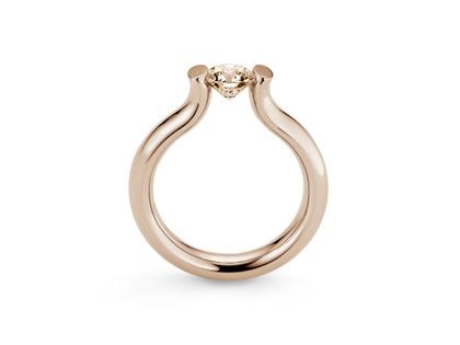 Niessing Spannring Heaven Rosewood 3,5mm mit Brillanten 0,530ct – Ringe Ring mit Besatz aus 750 Weißgold.