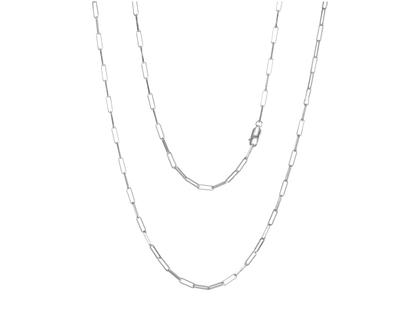 Meissen Collierkette Laguna Silber 100cm – Halsschmuck Collier aus 950 Silber.