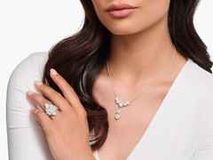 Thomas Sabo Heritage Glam Y-Collier Silber 45cm mit weißen Zirkonia – Halsschmuck Collier in silber und aus 925 Silber. – Ansicht 2