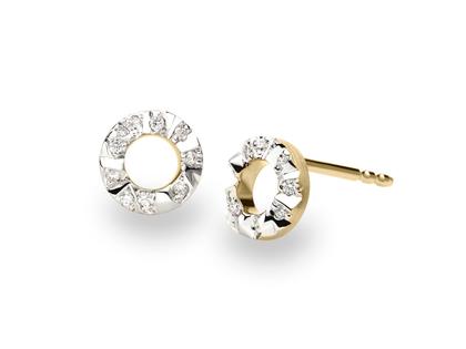 Schmuckwerk Alpen Ohrstecker Gelbgold – Ohrschmuck Ohrstecker aus 750 Gelbgold.