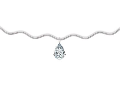 Niessing Amatis Anhänger Platinum 8,5mm mit Diamant 0,400ct – Anhänger Anhänger mit Besatz aus 950 Platin.
