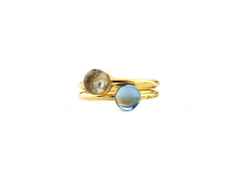 Capolavoro Set aus zwei Ringen und einem Paar Ohrhängern Roségold mit Brillanten 0,012ct   – Ringe Ring aus 750 Rotgold. – Ansicht 2