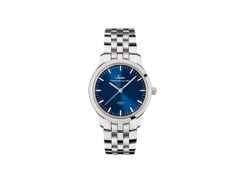Sinn Spezialuhren 434 St B Quarz Edelstahl 34mm blaues Zifferblatt Metallband – Damenuhren Uhr ohne Datum aus Edelstahl. Das Gehäuse ist rund und silber. Das Edelstahlarmband ist silber. Das Zifferblatt ist ein Index in blau.