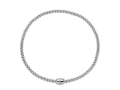 Halsschmuck Collier aus 750 Weißgold.