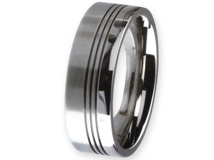 Ernstes Design Ring Nr. 107 R135 – Ringe Trauring aus Edelstahl.