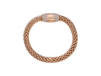 Fope Love Nest Flex'It Armband Roségold 1 Schmuckelement Brillanten 2,35ct M flexibel – Armschmuck Armband aus 750 Rotgold. – Ansicht 2