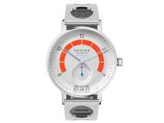Nomos Glashütte Autobahn neomatik Automatik 41 mm Datum Director's Cut Limited Edition A3 – Herrenuhren Uhr mit Datum aus Edelstahl. Das Gehäuse ist rund und silber. Das Edelstahlarmband ist silber. Das Zifferblatt ist arabisch Index und weiß. – Ansicht 2