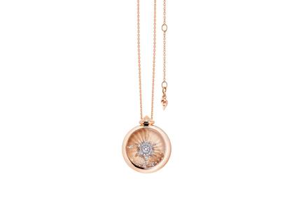 Capolavoro Billion Dreams Dreamys Kette mit Anhänger Stern Roségold 60cm mit Brillanten 0,590ct – Halsschmuck Kette mit Anhänger aus 750 Rotgold.