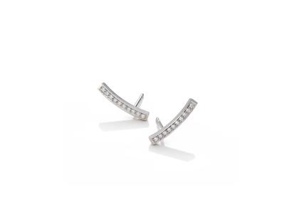 Ohrschmuck Ohrstecker aus 750 Weißgold.