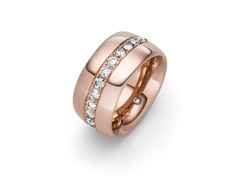 IsabelleFa Navette Ring 11 Rouge Royal mit Brillanten 1,52ct – Ringe Ring mit Besatz aus 750 Rotgold.