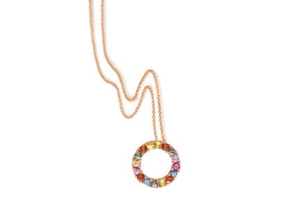 Halsschmuck Collier aus 750 Rotgold.