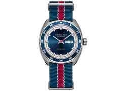 Hamilton Pan Europ Classic blau Lederband und Textilband kaufen