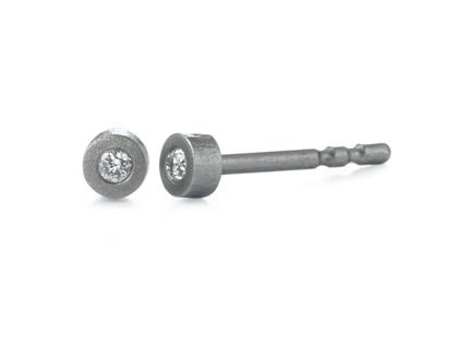 TitanFactory Ohrstecker mit Brillant – Ohrschmuck Ohrstecker aus Titan.