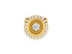 Jörg Heinz Wechselschließe Swing Boho Gelbgold mit Brillanten 1,40ct – Anhänger Collier Schließe in gelbgold und aus 750 Gelbgold.