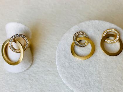 Angela Hübel Liaison mit Brillanten Ring Gelbgold – Ringe Ring mit Besatz aus 750 Gelbgold. – Ansicht 2