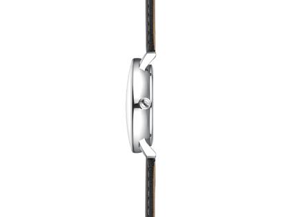 Sternglas Naos Mondphase Quarz Edelstahl 38mm silbernes Zifferblatt Metallband – Herrenuhren Uhr mit Datum aus Edelstahl. Das Gehäuse ist rund und silber. Das Edelstahlarmband ist silber. Das Zifferblatt ist ein Index in silber. – Ansicht 2