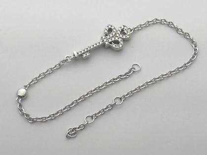 Wendestein/ Balance Band Armband Silber Schlüssel 19cm – Armschmuck Armband aus 925 Silber.