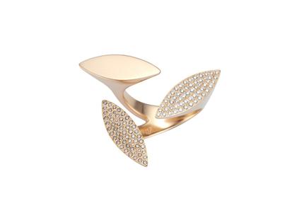 Angela Hübel Galapagos Ring Roségold mit weißen und braunen Brillanten 0,600ct – Ringe Ring mit Besatz in roségold und aus 750 Rotgold.