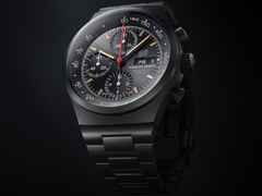 Porsche Design Chronograph 1 - Hodinkee 2024 Limited Edition Automatik Titan beschichtet 41mm schwarzes Zifferblatt Metallband beschichtet – Herrenuhren Chronograph aus Titan und Titancarbid beschichtet. Das Gehäuse ist rund und schwarz. Das Titanarmband ist schwarz. Das Zifferblatt ist arabisch Index und schwarz. – Ansicht 5